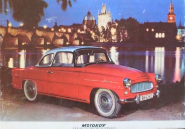 Skoda Octavia Modellprogramm 1959 Automobilprospekt (9053)